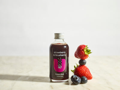 strawberry and blueberry flavor shot 4oz