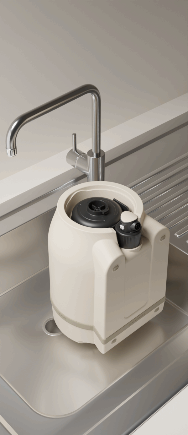 Attach the bruu dock