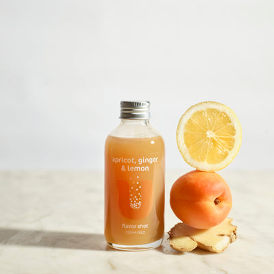 apricot, ginger and lemon flavor shot 4oz