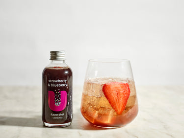 strawberry and blueberry flavor shot 4oz