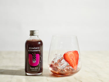 strawberry and blueberry flavor shot 4oz